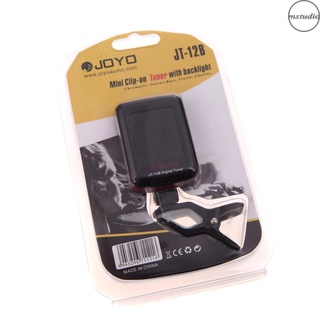 JOYO JT-12B Digital LCD Clip-on Tuner for Electronic Acoustic Guitar Bass Violin Ukulele