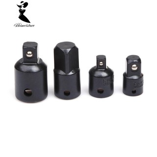 【COD】shimei 4Pcs 1/4 3/8 1/2 Drive Socket Adapter Converter Reducer Air Impact Socket Wrench
