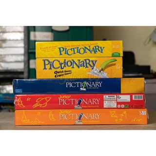 TOY✘▫☫⚡Pictionary Game Interactive Drawing And Guessing English Board Game⚡