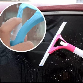 [Ready Stock] Spray Window Glass Cleaning Brush Glass Wiper Window Clean Shave Car Window Cleaner Spray Window Glass Brush Wiper Cleaner Washing Scraper Home Bathroom Car Window Cleaning Tool