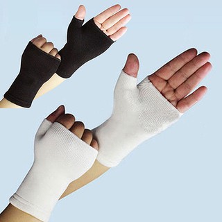 1Pair Unisex Elastic Palm Gloves Sport Hand Wrist Arthritis Brace Sleeve Support