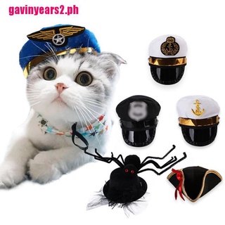 {GAV2}Pet Halloween Costumes Cat Hat Dog Hat Pet Cosplay Clothes Decoration Hap