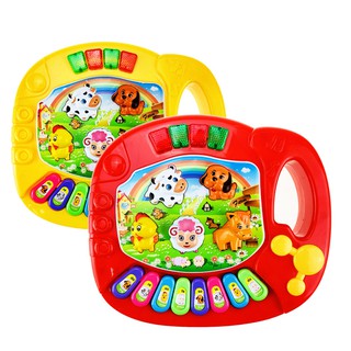 Kids Music Piano Toys Music Educational Toys for Kids Musical Instrument Toy Farm Animals Hand Drums