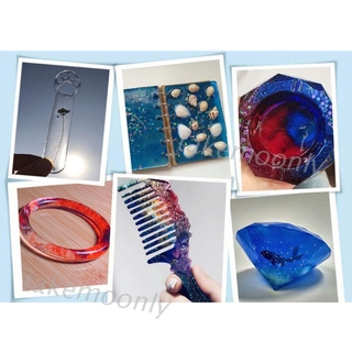 2 Pcs/set DIY Handmade Jewelry AB Hard/Soft Glue Crystal Specimen High Transparent Epoxy Glue