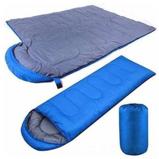 ▨(ELLA SHOP) Folding Outdoor Camping Sleeping Bag Random Color