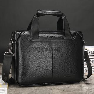 Men Genuine Leather Business Handbag Laptop Bags Briefcase Shoulder Bag