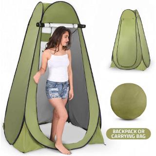 【Ready Stock】Pop Up Privacy Tent – Instant Portable Outdoor Shower Tent, Camp Toilet, Changing Room, Rain Shelter with Window – for Camping and Beach – Easy Set Up, Foldable with Carry Bag – Lightweight and Sturdy