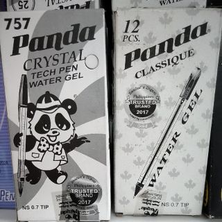 Panda Crystal Tech Pen Water Gel 25's and 12's (Blue,Red&Black)