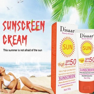 【AJ 2014】Disaar Sunscreen High SPF50+ UVA UVB Moisturizing Hydrating Anti-UV Waterproof Cream 50g
