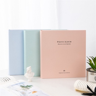 [new]6-Inch 200 Pockets Solid Book Photo Albums Frame Decoration for Wedding Family Memorial Baby Sc