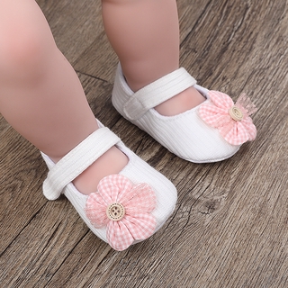 Infant Baby Girl Cute Flowers Princess Shoes Wool Non-slip Soft-soled Toddler Shoes 0-1 Years Old (4)