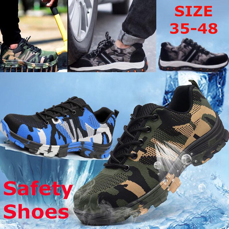 Safety Shoes Unisex Sneakers Anti-Puncture For Heavy Duty
