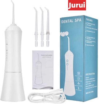 Water Flosser Professional Cordless Dental Oral Irrigator - 230ML Portable and Rechargeable IPX7 Waterproof 3 Modes Water Flosser with Cleanable Water Tank for Home and Travel, Braces & Bridges Care