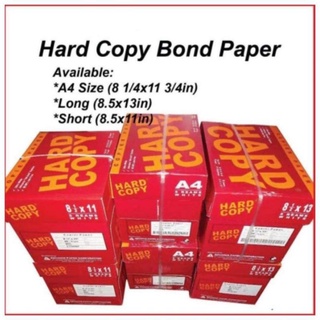 HARD COPY BOND PAPER