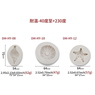 3D Mermaid Tail Ocean Sea Silicone Mold Fondant Chocaolate Candy Cake Decorating Baking Mould (3)