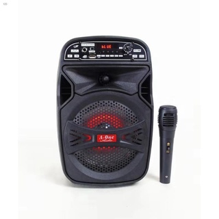 New productSpecial offer✤❈❖A-ONE 6.5" Portable Bluetooth Speaker Karaoke LED Speakers Free Mic Remo