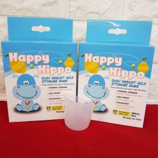 Happy Hippo Milk Bags