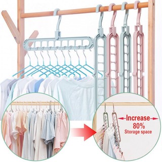 #Magic Hanger Storage Rack Adjustable Anti-slip Hanger Hooks