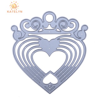 katelyn.ph☆Hollow Heart DIY Scrapbook Embossing Craft Cutting Die Metal Stencils Gifts-151000