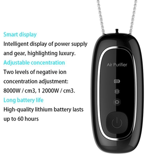 Fashion Personal Wearable Purifier Necklace Mini Portable Air Purifier Portable Air Purifier (7)