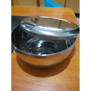 Food Staples❏☈Korean Stainless Rice Bowl with Lid (1)