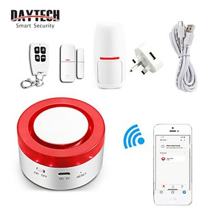 Daytech Wireless Home Alarm System WiFi Smart Siren Detector Sensor WIFI07