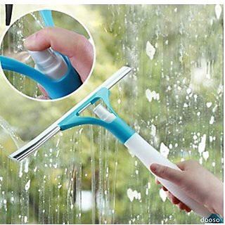 Glass Window Cleaner Wiper Car Windshield Squeegee Brush
