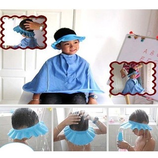 Toddler Baby boys girls Shampoo Shower Bathing Protect Soft Hat Baby Shower Cap