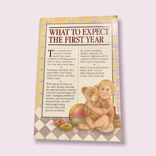 What to Expect The First Year By Eisenberg Murkoff Hathaway Parenting Book