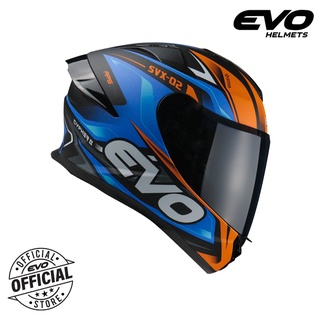 EVO SVX-02 Cypher Full Face Dual Visor Helmet with Free Clear Lens