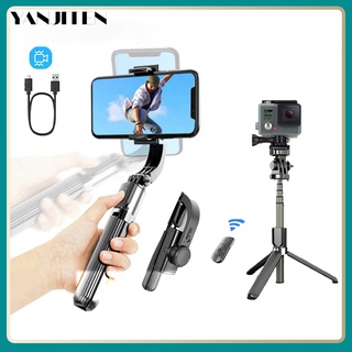 【Ready Stock】L08 Selfie Stick Stabilizer Smartphone Tripod Phone Holder with Bluetooth Selfie Remote Control for IPhone