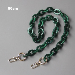 DDCCGGFASHION Colorful Chain Vintage Chain Detachable Thick Chain Acrylic Chain Bag Decoration Chain (4)