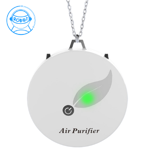【Ready stock】-Air Purifier Household Negative Ion Air Purifier, Portable Necklace, for Adults and Children White