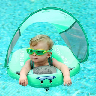 ┅Mambobaby Solid Non-inflatable Newborn Baby Waist Float Lying Swimming Ring Pool Toys Swim Ring Swi