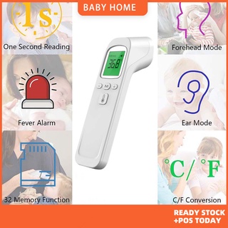 Baby Non-Contact Infrared Thermometer American Chip Forehead Body Temperature with Fever Alarm
