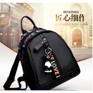 SAVVY Korean mini bag backpack with accessories