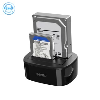 Orico 6228Us3 Usb 3.0 To Sata Dual-Bay Hard Drive Docking Station For 2.5/3.5 Inch Hdd Ssd Case (1)