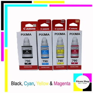 Canon original ink GI 790 / GI790 / GI-790 Black or Color ( Black / Cyan / Magenta / Yellow ) : PIXM
