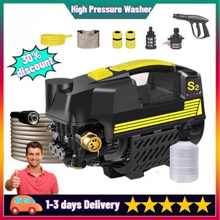 Black Household High Pressure Car Washer For Cleaning Portable Water Gun Car Washer