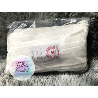 50PCS 3ply WHITE Disposable Surgical Facemask