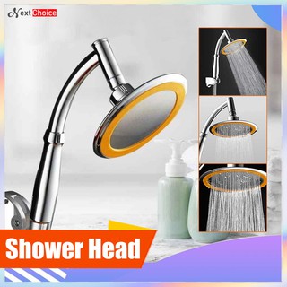 6inch Shower Head Handhold Pressure Boost Shower Nozzle Universal Shower Head Sprinkler