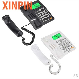 ♦∈Xinpin KX-T880C Caller ID Display Landline Telephone for Home with Pause/Hold Function