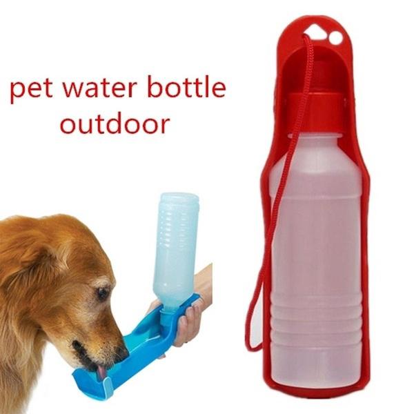 250ml Outdoor Portable Pet Dog Water Bottle Foldable Water Container Drinking