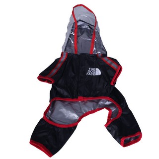 ♞♙✜Dog raincoat four-legged all-inclusive waterproof pet rainy clothes small and medium-sized Teddy