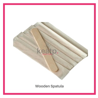 Wooden Spatula Applicator | Cloth Strips for Waxing