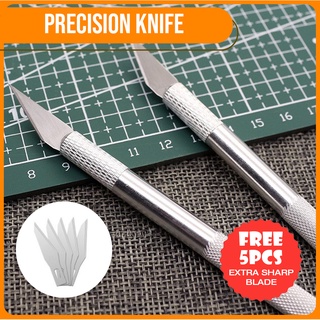 Precision Knife Craft Cutter with FREE 5 EXTRA SHARP BLADE