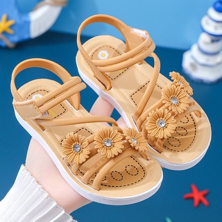 ◈☈☽New Arrival Girl's shoe sandals bow soft sole shoes Princess peep toe Beach