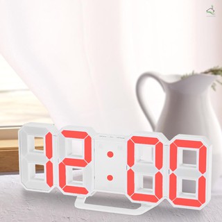 ●Multifunctional Large LED Digital Wall Clock 12H/24H Time Display With Alarm and Snooze Function Adjustable Luminance
