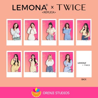 TWICE Lemona X TWICE Polaroid Photocard