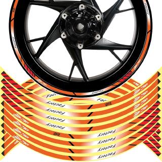 16PCS 17/18 inch Motorcycle Reflective Rim Wheel Decals MotorsportRR Wheel hub Stickers (1)